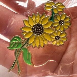 Sunflower Brooch